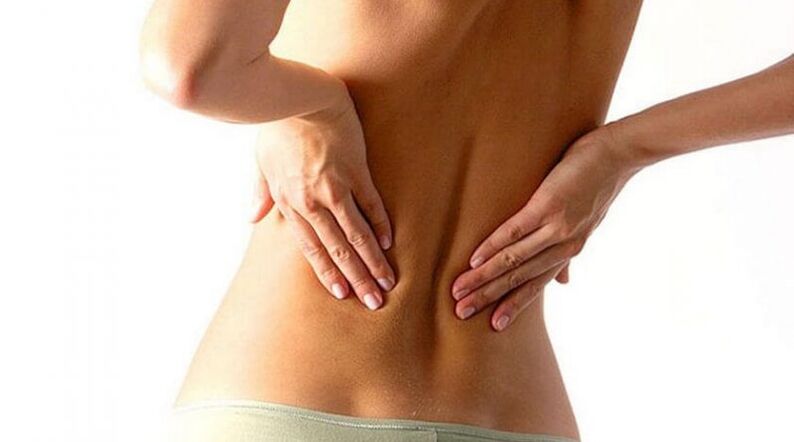 Οστεοχόνδρωση της σπονδυλικής στήλης, σημάδι της οποίας είναι ο πόνος στην πλάτη